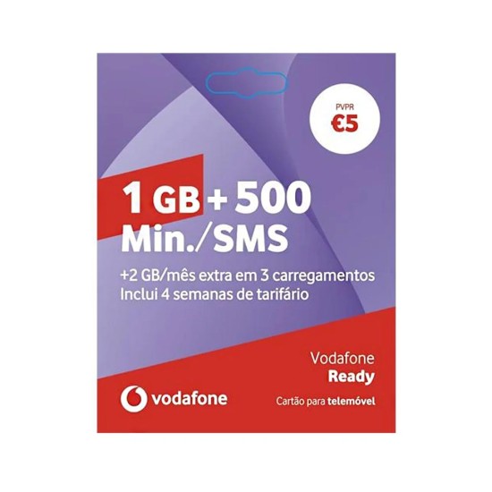 Vodafone Ready 1GB SIM Card for One Month